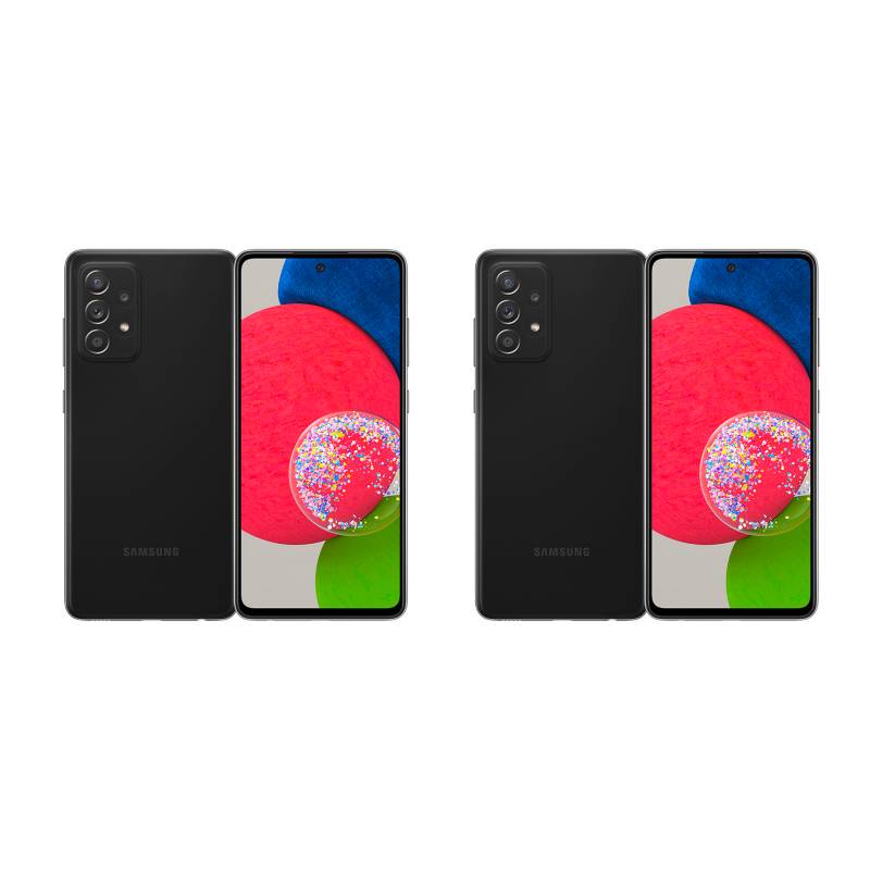 SAMSUNG - Pack 2 Smartphones Galaxy A52s 5G 128GB Negro