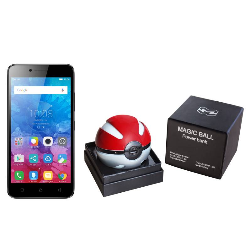  - Smartphone Vibe K5 Negro Liberado + Powerbank Magic Ball 6,000 mAh