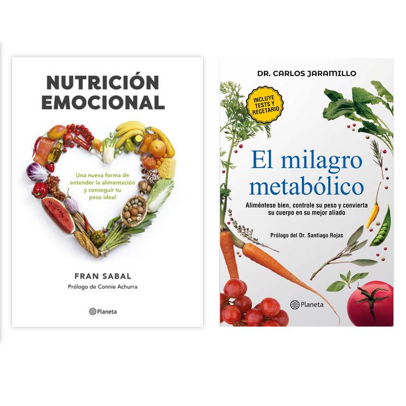 EDITORIAL PLANETA - Nutricion emocional + El milagro metabolico