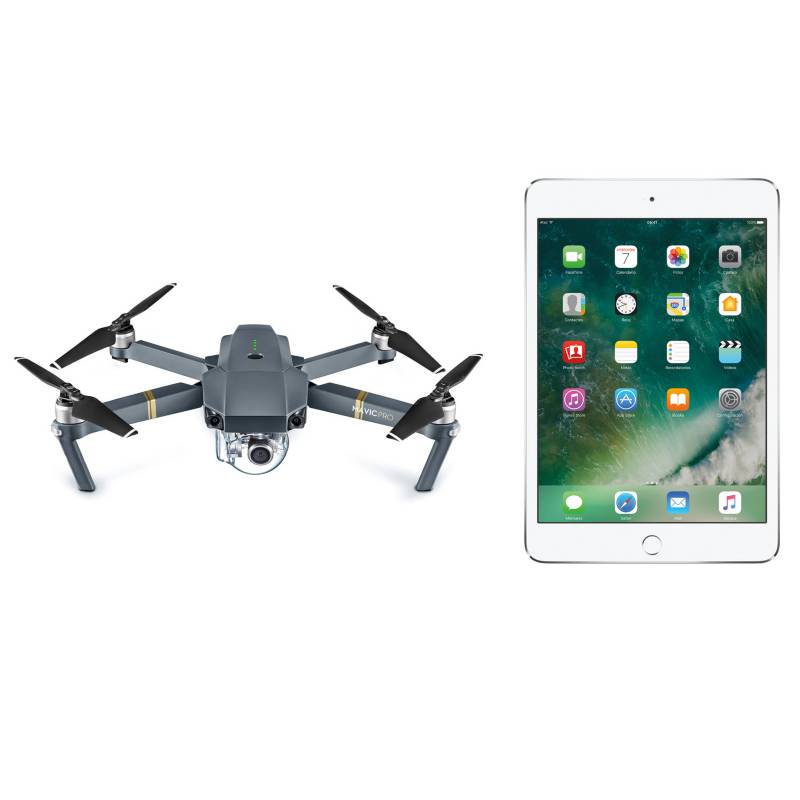  - Combo Dron + iPad Mini Silver