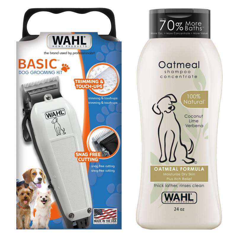  - Combo Cortapelos Mascotas Pet Clipper Kit 9160 + Shampoo Oatmeal de Avena