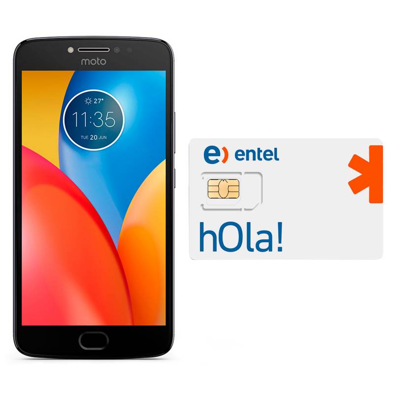  - Combo Smartphone Motorola Moto E Plus (Tri) + SIM Entel