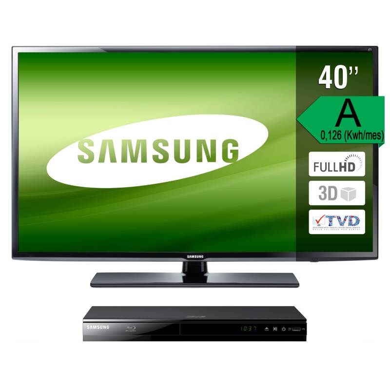  - Combo LED 3D UN40EH6030 + Reproductor Blu-Ray BD-E5500