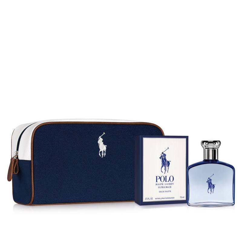  - Perfume Polo Ultra Blue 75 ML + Travel Kit Polo Ultra Blue