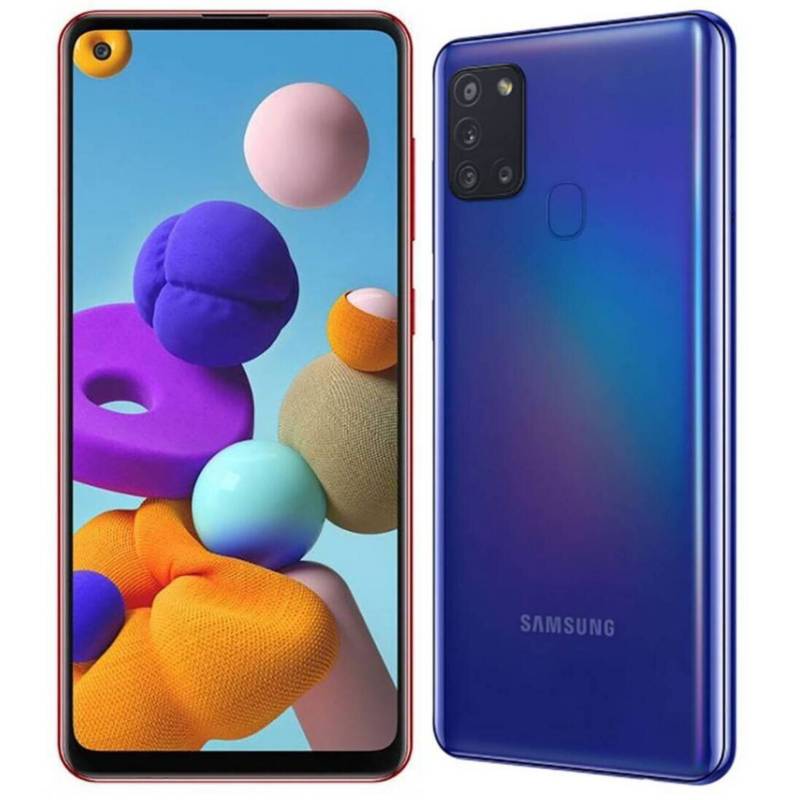 Samsung - Celular samsung galaxy a21s 128gb azul