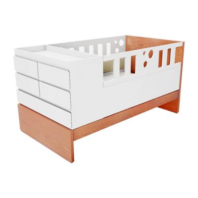 Cama Cuna Teddy Blanca Muebles Albura