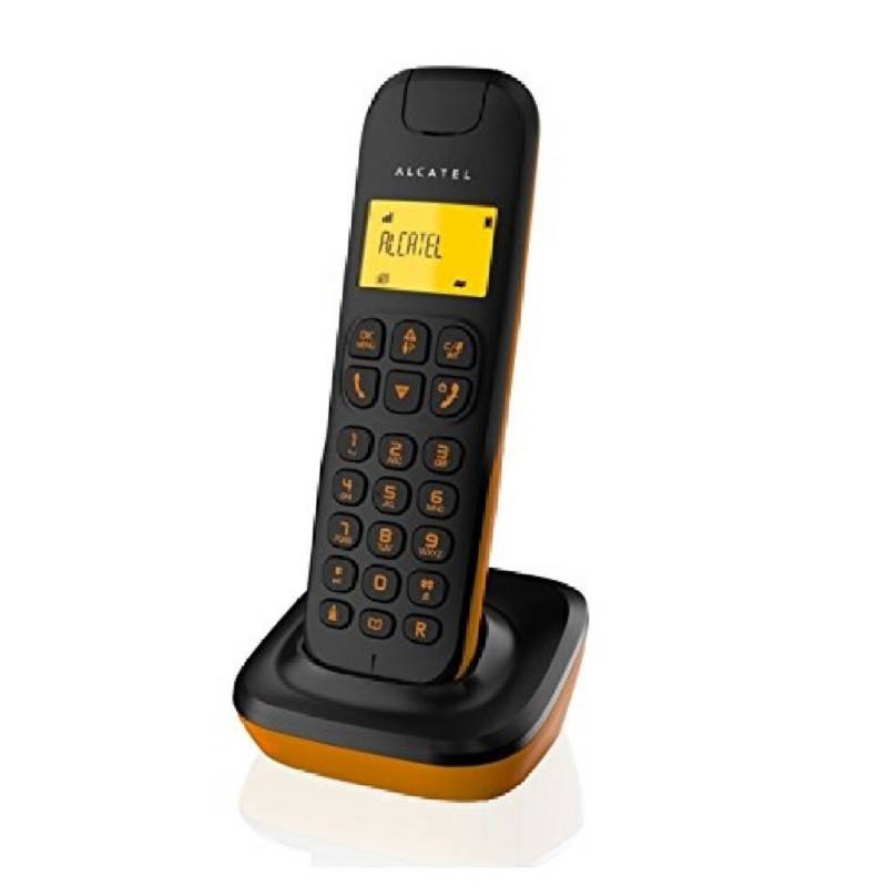 Alcatel - Teléfono fijo inalambrico con identificadora alcat
