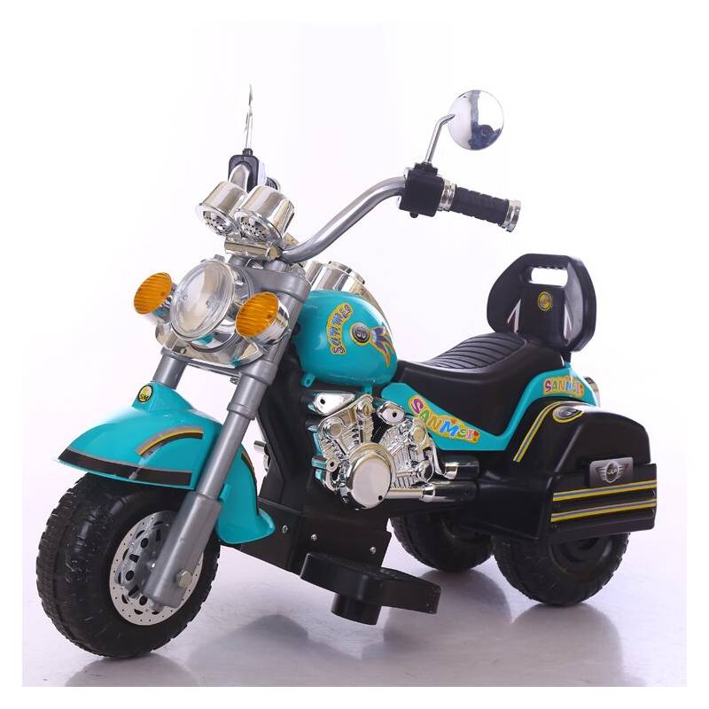 Homesale - Moto eléctrica para niños triciclo trimoto chopper