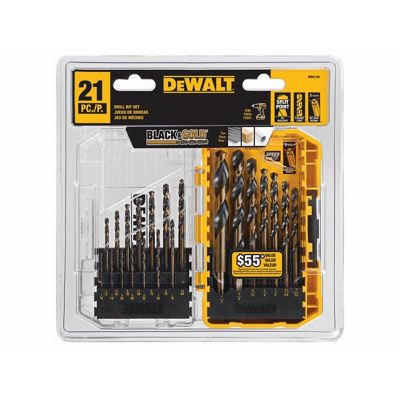 Set De 21 Brocas Black&Gold Dewalt Dwa1181