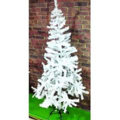 GENERICO - Árbol de navidad artificial de 180 cm alto blanco