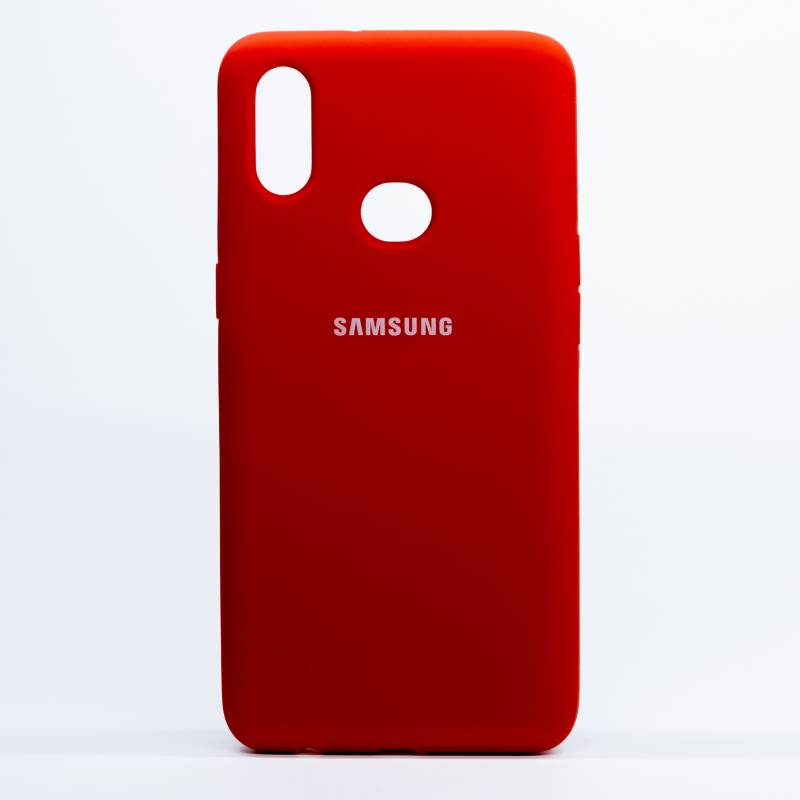 DIGICELL - Carcasa Samsung A10S Silicone Case Rojo