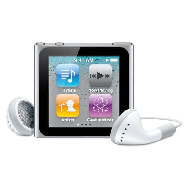 Apple - iPod Nano 16GB Plateado MC526ZY/A