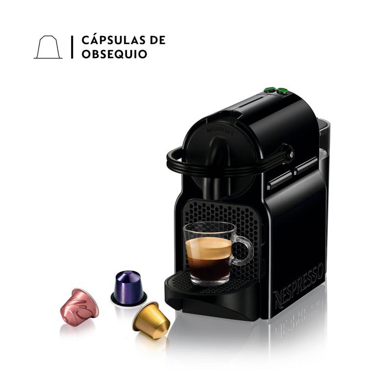Nespresso - Cafetera con Cápsula Nespresso Inissia Negra