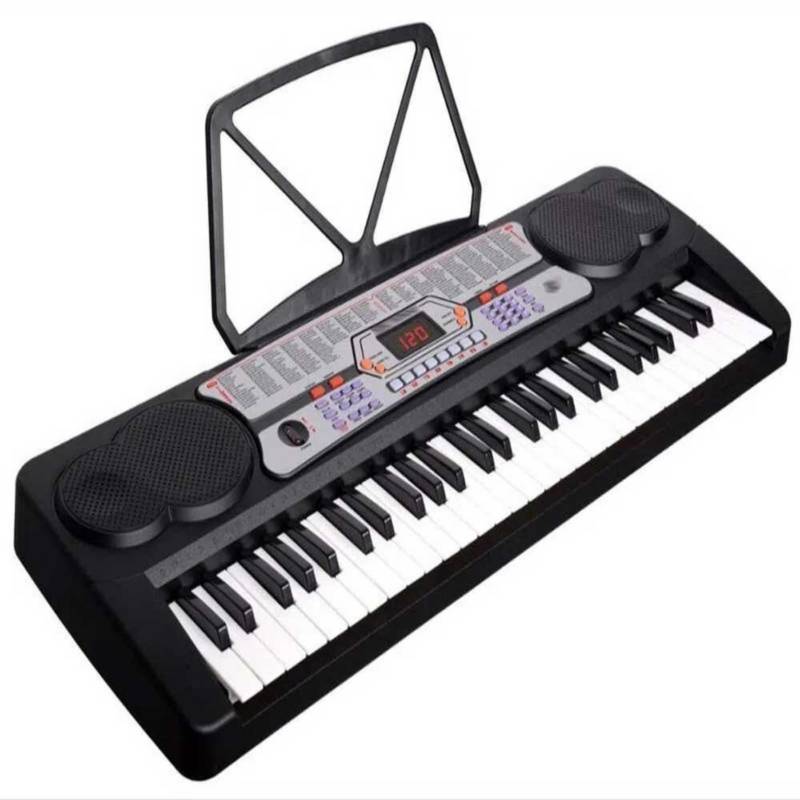 Danki - Teclado organeta piano 4300 musical 100 tonos negr