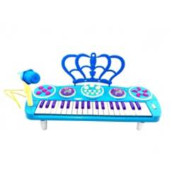 Danki - Teclado organeta piano 3708 acordeon musical azul.