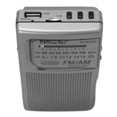 NANOTEC - Radio parlante portatil recargable y de pilas