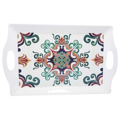 Bandeja Grande De Melamina Estilo Árabe Harmony Home Cbn-T5231