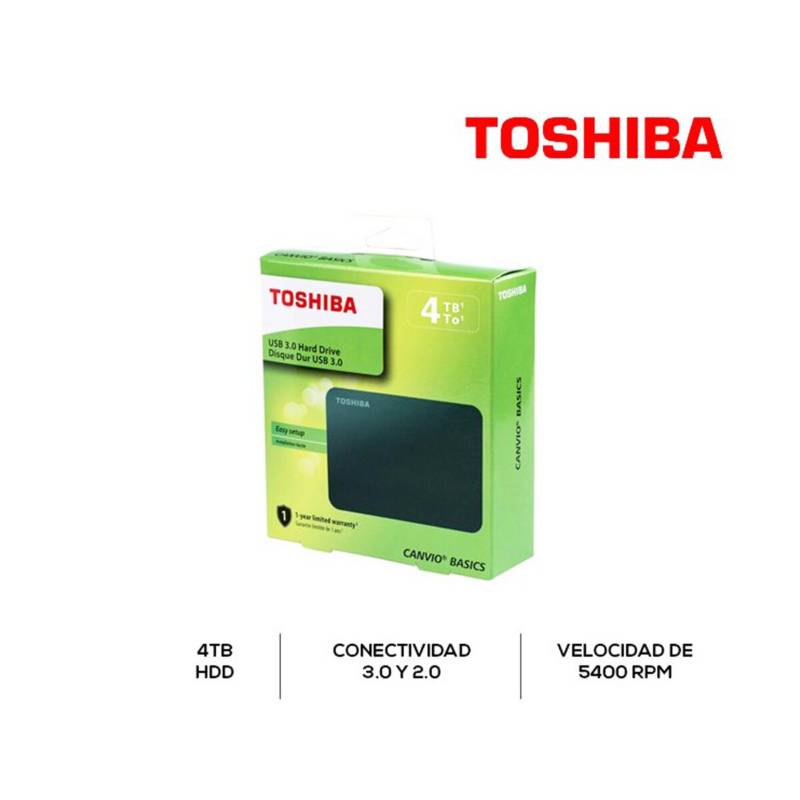 TOSHIBA - Disco duro 4tb - toshiba 3.0