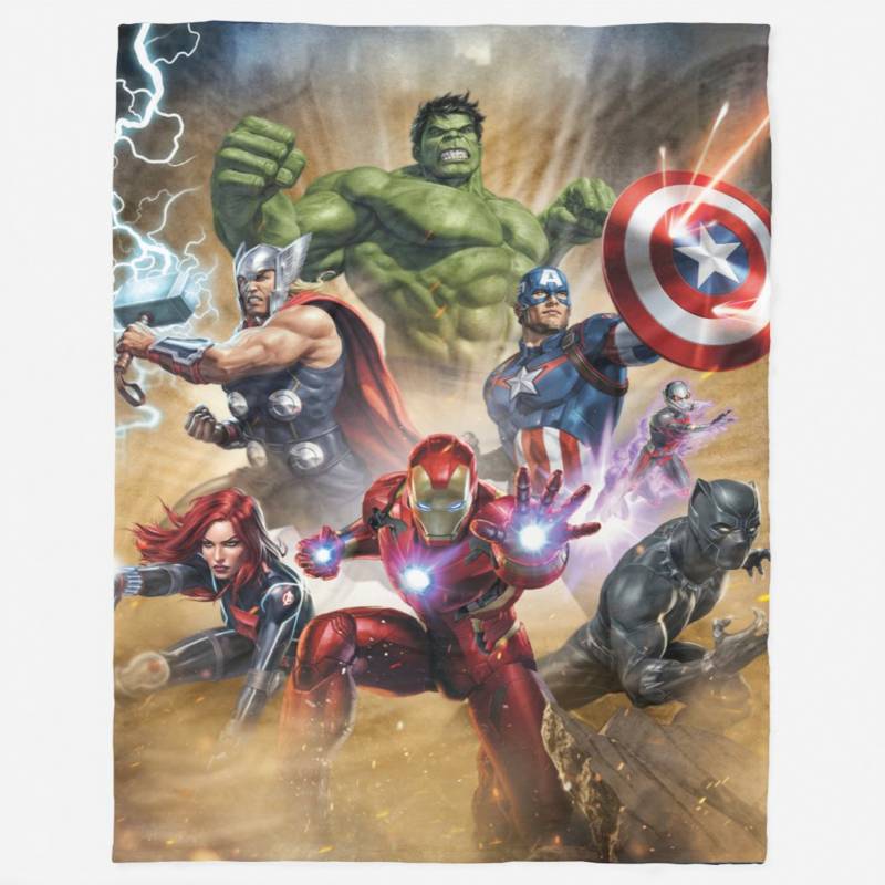 Marvel - Manta Poliéster 120 x 140 cm Avengers