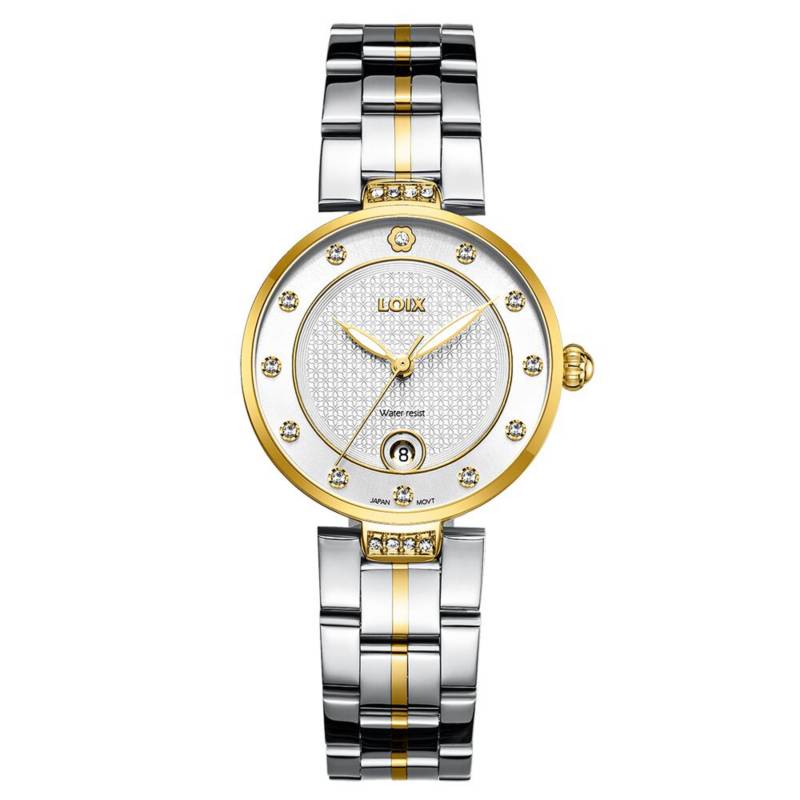 Loix - Reloj para dama loix plateado/dorado ref. L1117-4