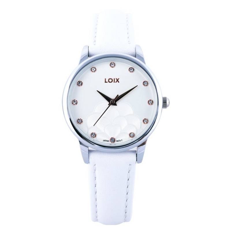 Loix - Reloj para dama loix plateado/blanco ref. L1113-7