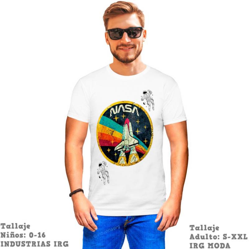 Camiseta moda hombre nasa vintaje falabella.com