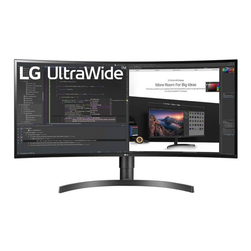 LG - Monitor lg 34 curvo ultrawide ips qhd hdr10