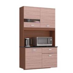 AKIVOY - Alacena mueble auxiliar cocina lili 4 puertas cap