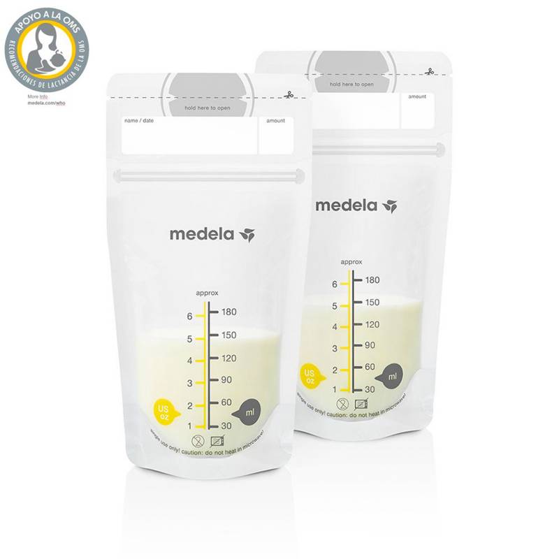 Medela - Bolsas de almacenamiento de leche Caja x 25 unidades Medela
