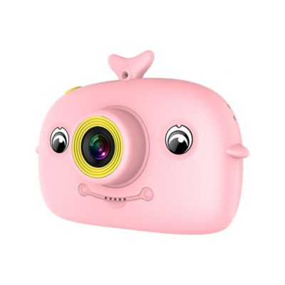 Camara Digital Para Niños Ballena Rosada Generica