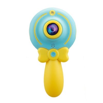 Camara Digital Para Niños Sonajero Azul Generica