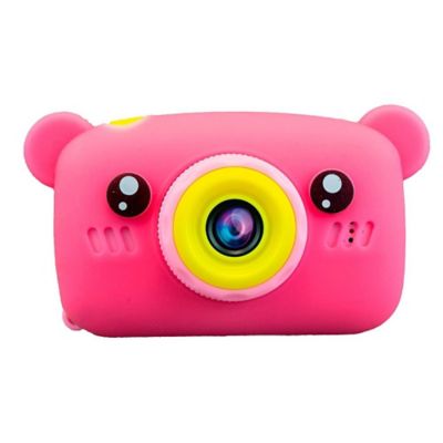 Camara Digital Para Niños Oso Rosado Generica