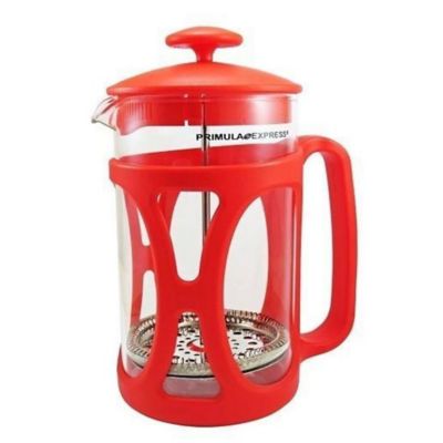 Cafetera Prensa Francesa Roja 800Ml Primula Fb014-800