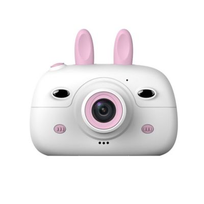 Camara Digital Para Niños Conejo Rosado Y Blanco Generica