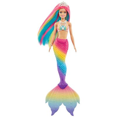 Barbie Dreamtopia Sirena Arcoíris Mágico Gtf89