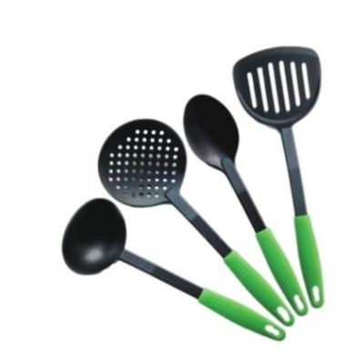 Set X5 Cucharones Utensilios Cocina Mango Plástico 3045957