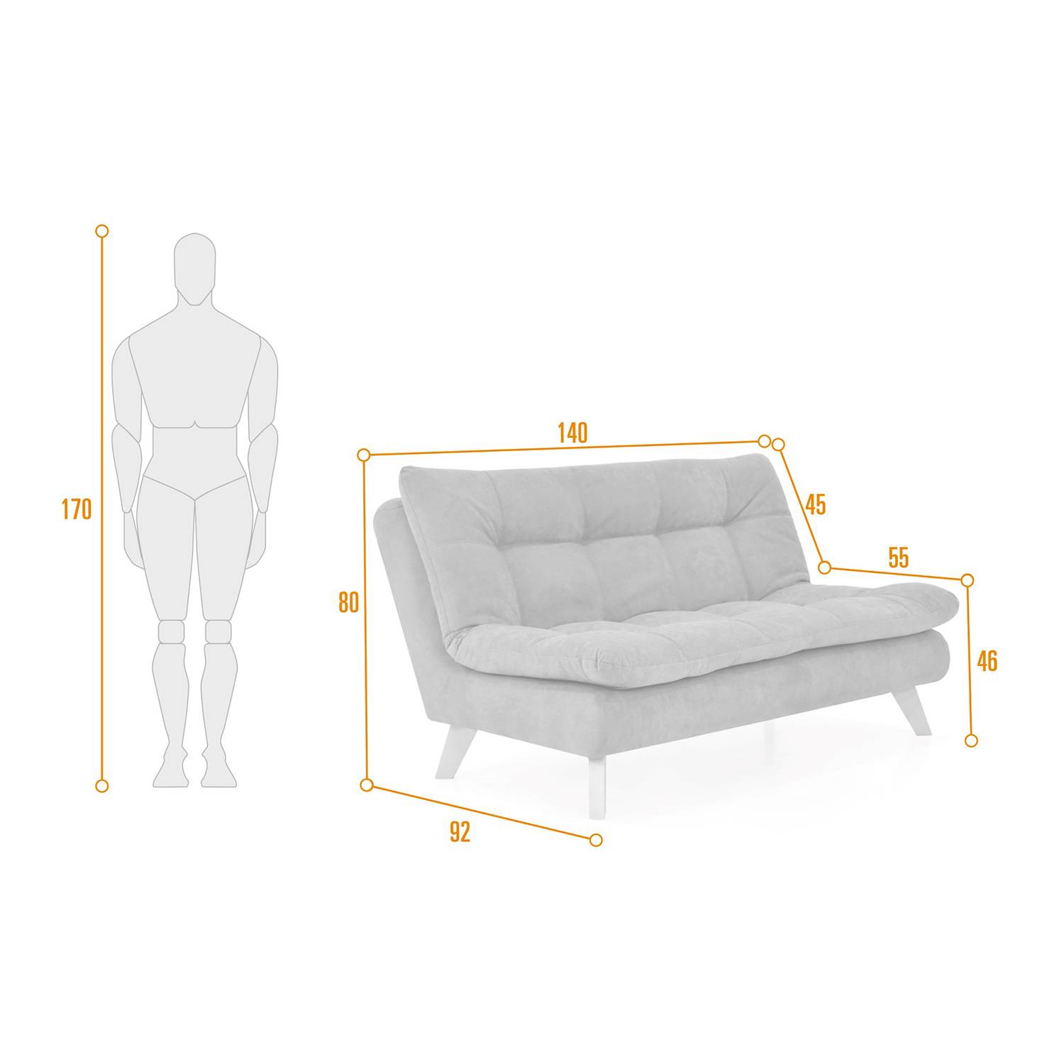 Con un relleno de espuma, nuestro sillón ofrece un soporte firme y cómodo para tu cuerpo.