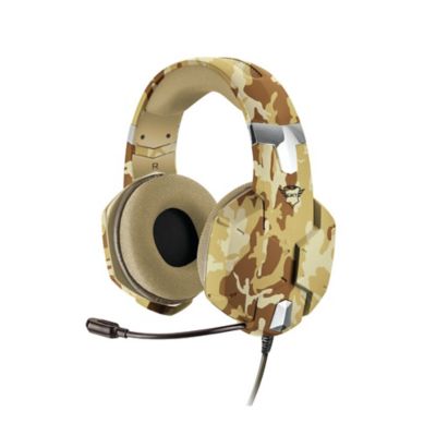 Audífonos Diadema Gamer Trust Gxt 322D Carus Beige