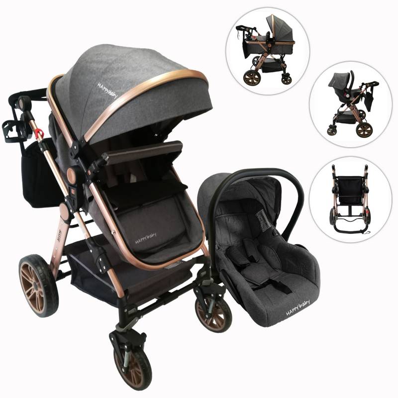 Happy Baby - Coches Travel System Alizze 3 en 1 Happy Baby