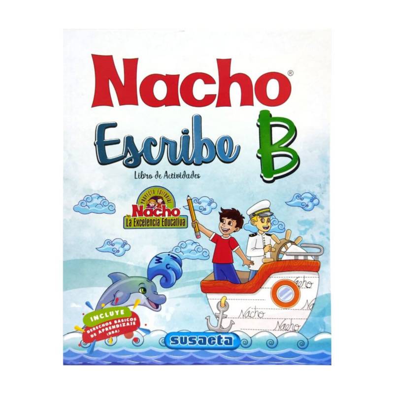 Generico Libro Inicial Nacho Escribe B X 96 Pag Falabella Com