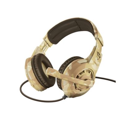 Audífono Diadema Gamer Trust Gxt 310D 3.5 Mm Beige