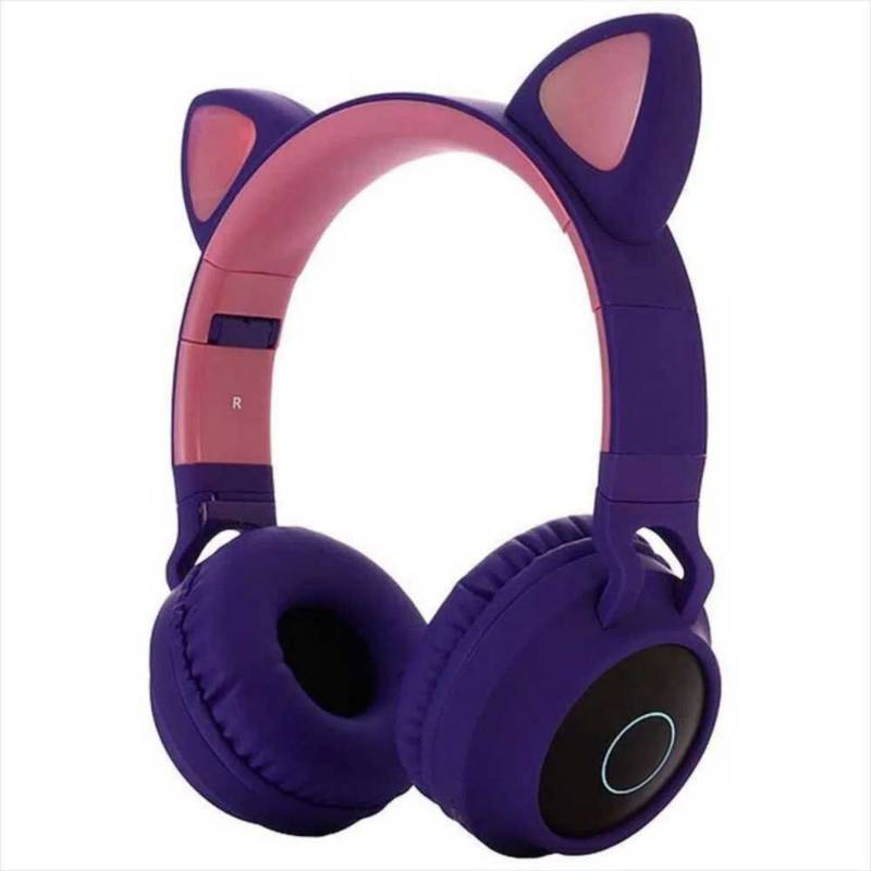 Danki Audifonos diadema bluetooth orejas gato led mr | falabella.com