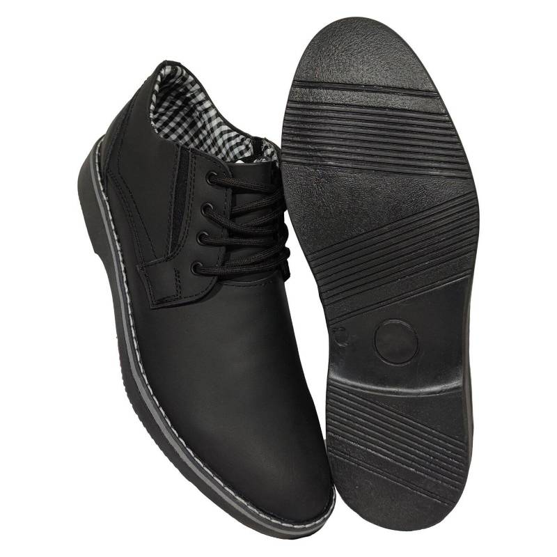 Zapato en CUERO tipo casual hombre monserrate color negro CALZADO CON MONSERRATE | falabella.com