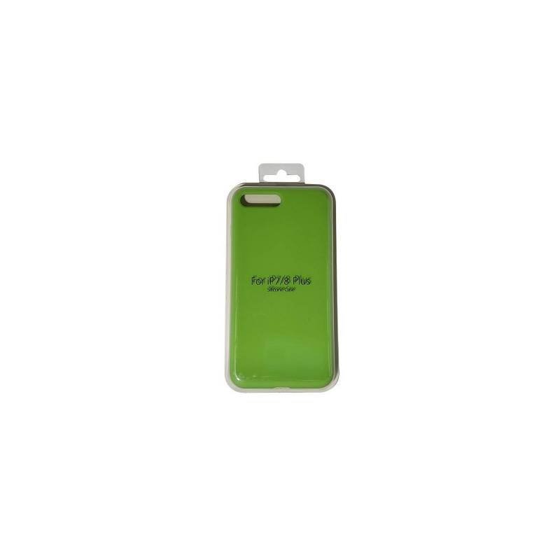 PLATINA - Funda silicone case verde m compatible iphone 7 y 8 plus