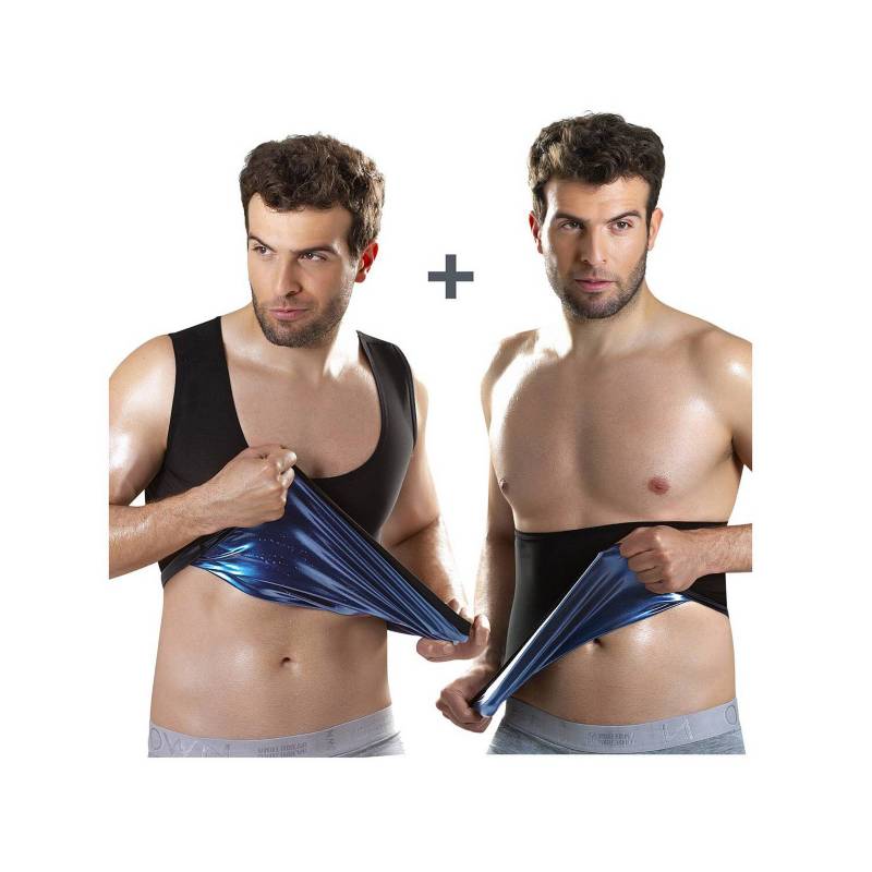 THERMO SHAPERS - Combo cinturilla hombre  chaleco hombre osmotex