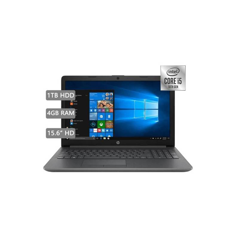 HP - Portátil HP 15-DW1068LA Intel Core i5 10210u 4GB 1TB