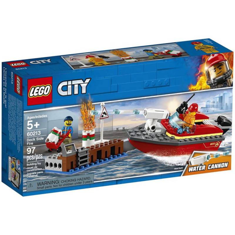 LEGO - Lego city bomberos en accion lancha de bomberos 60213