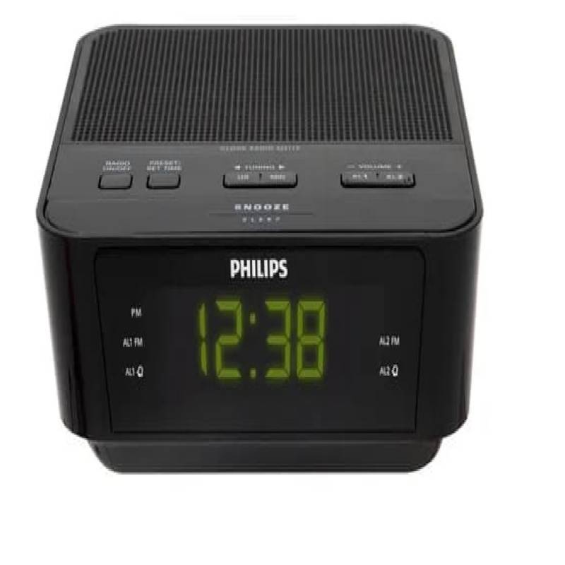 Radio reloj philips con sintonización digital aj3116m negro PHILIPS