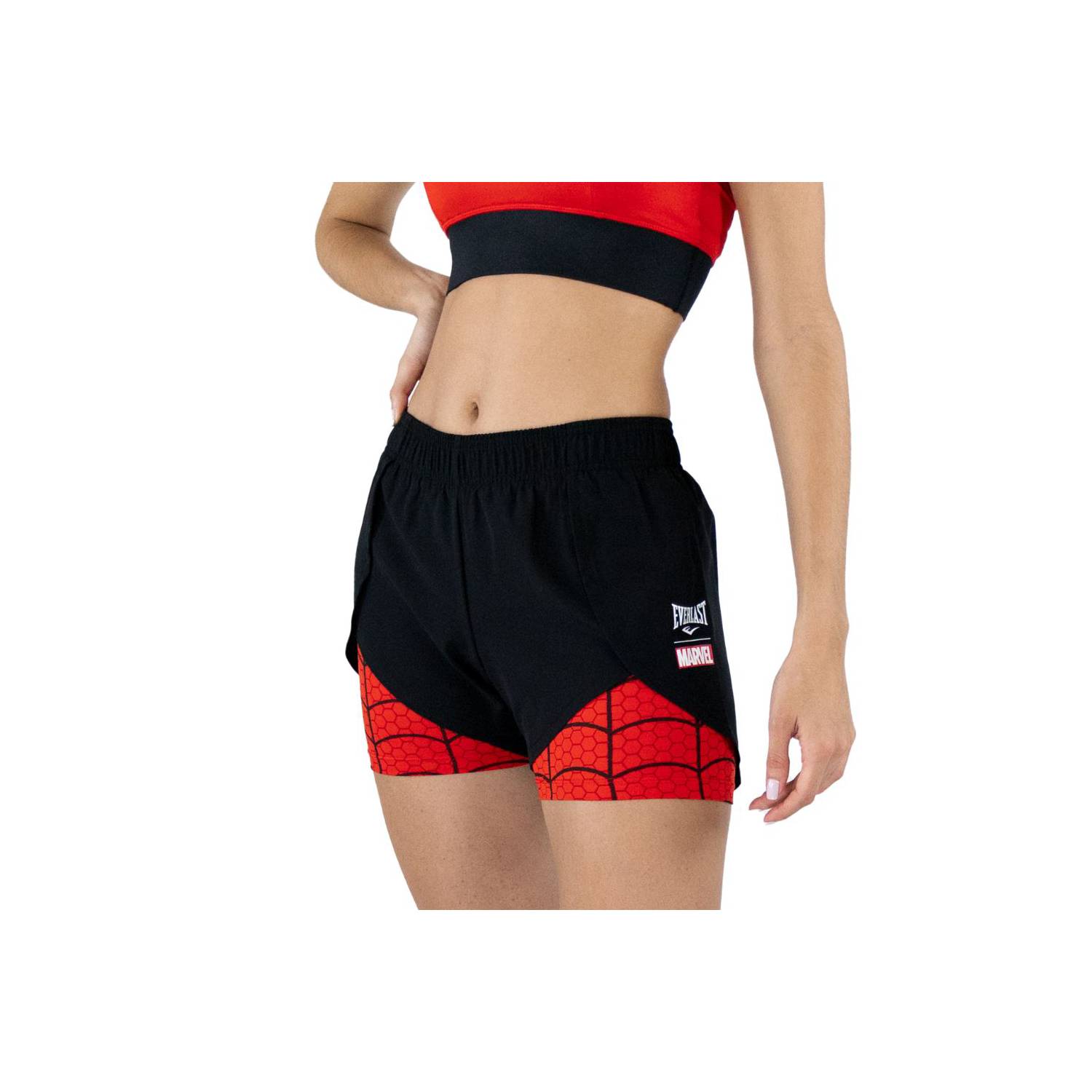 Short Everlast Spiderman Mujer-Negro EVERLAST