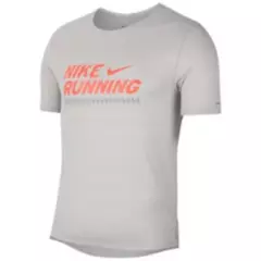NIKE - Camiseta Nike Miler Future Fast Hombre-Gris Claro